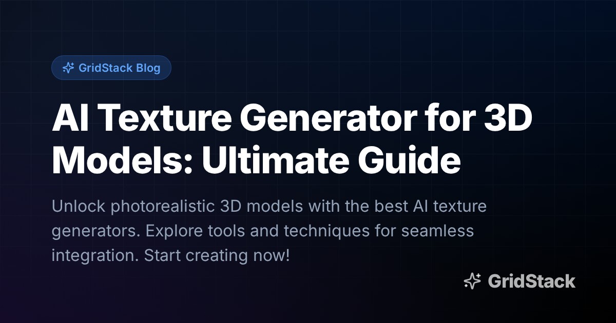 AI Texture Generator for 3D Models: Ultimate Guide