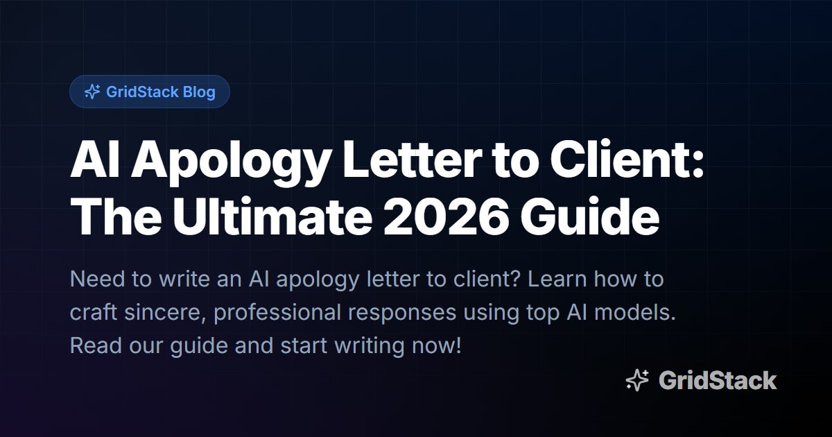 AI Apology Letter to Client: The Ultimate 2026 Guide
