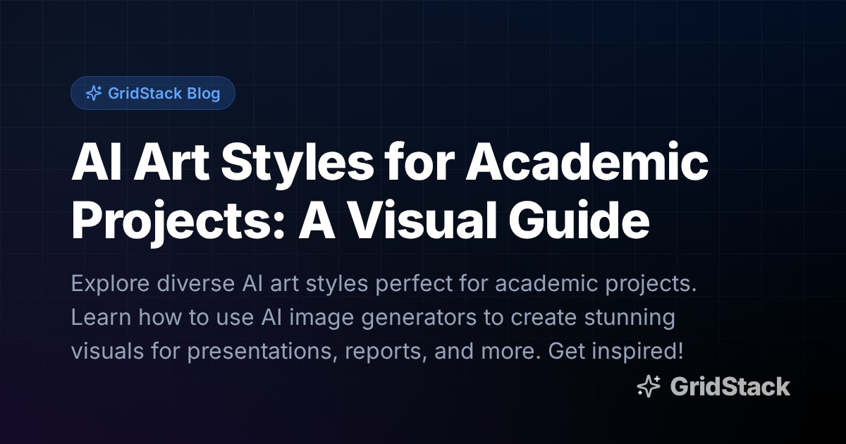 AI Art Styles for Academic Projects: A Visual Guide