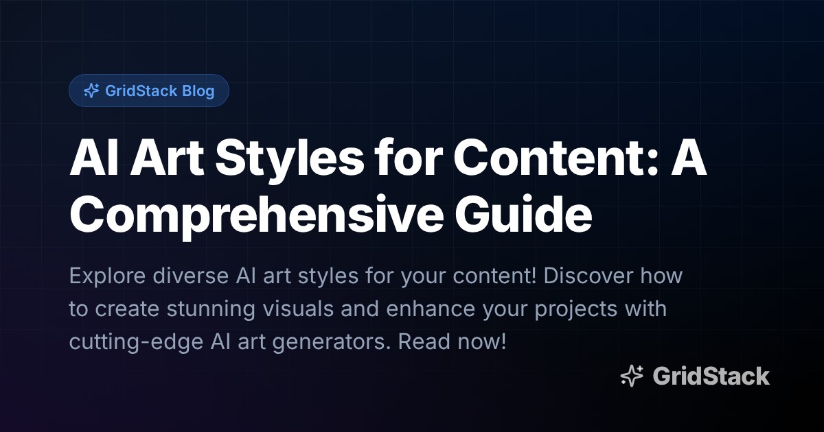 AI Art Styles for Content: A Comprehensive Guide