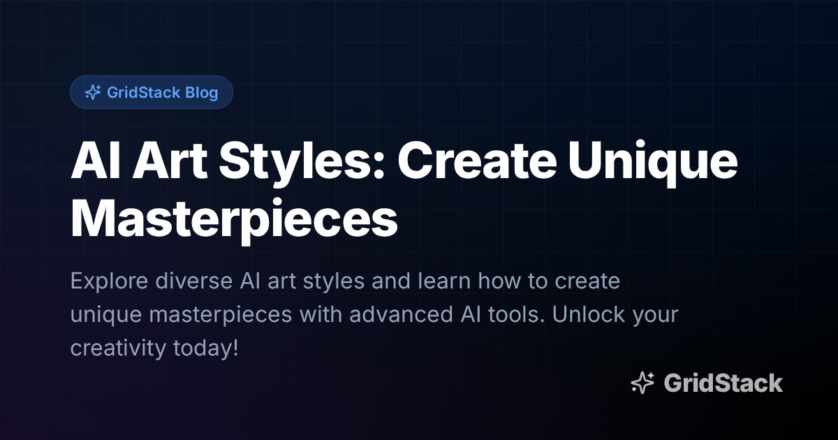AI Art Styles: Create Unique Masterpieces