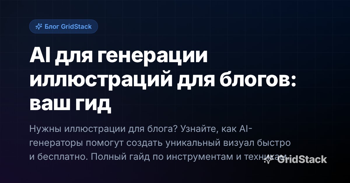 AI для генерации иллюстраций для блогов: ваш гид
