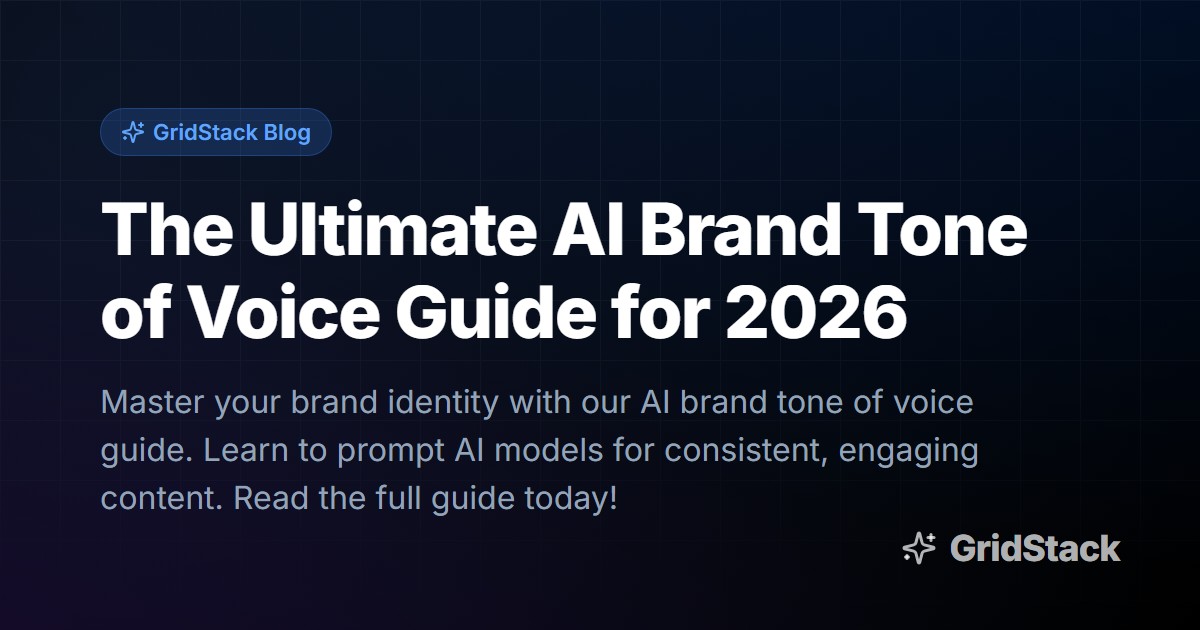 The Ultimate AI Brand Tone of Voice Guide for 2026