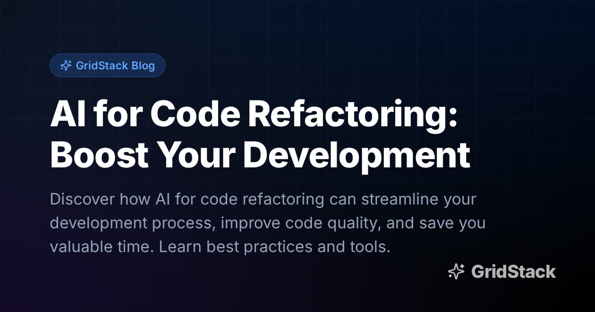 AI for Code Refactoring: Boost Your Development