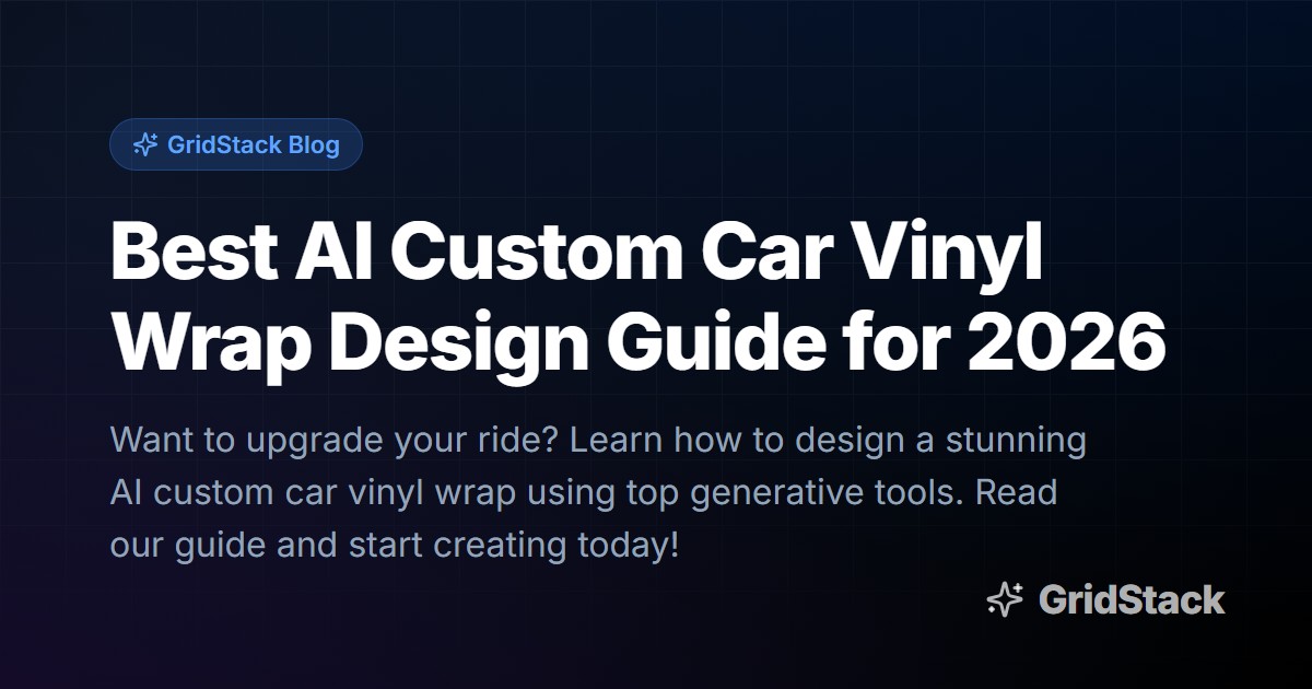 Best AI Custom Car Vinyl Wrap Design Guide for 2026