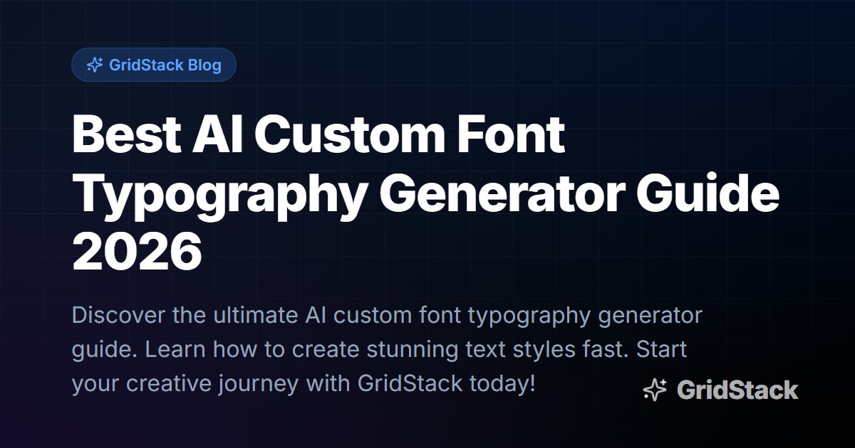 Best AI Custom Font Typography Generator Guide 2026