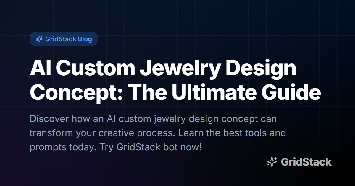 AI Custom Jewelry Design Concept: The Ultimate Guide