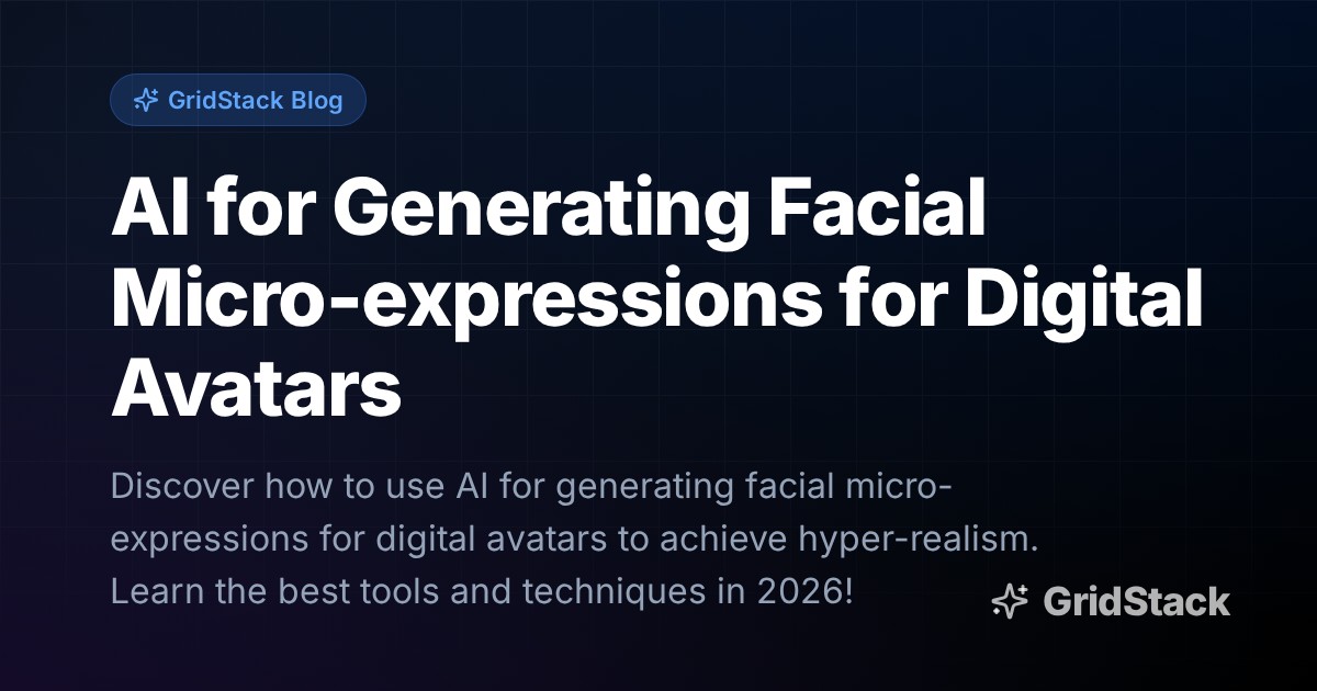 AI for Generating Facial Micro-expressions for Digital Avatars