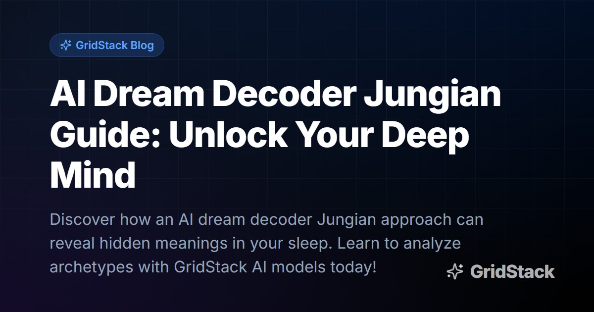 AI Dream Decoder Jungian Guide: Unlock Your Deep Mind