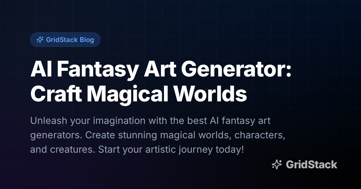 AI Fantasy Art Generator: Craft Magical Worlds