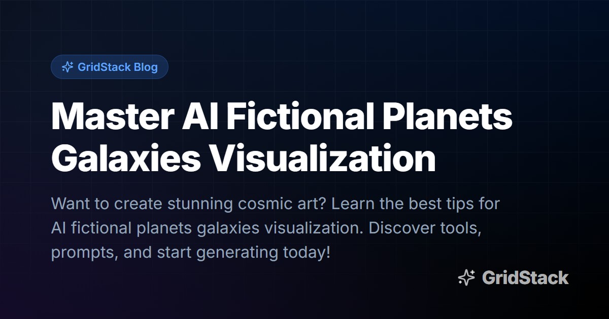 Master AI Fictional Planets Galaxies Visualization