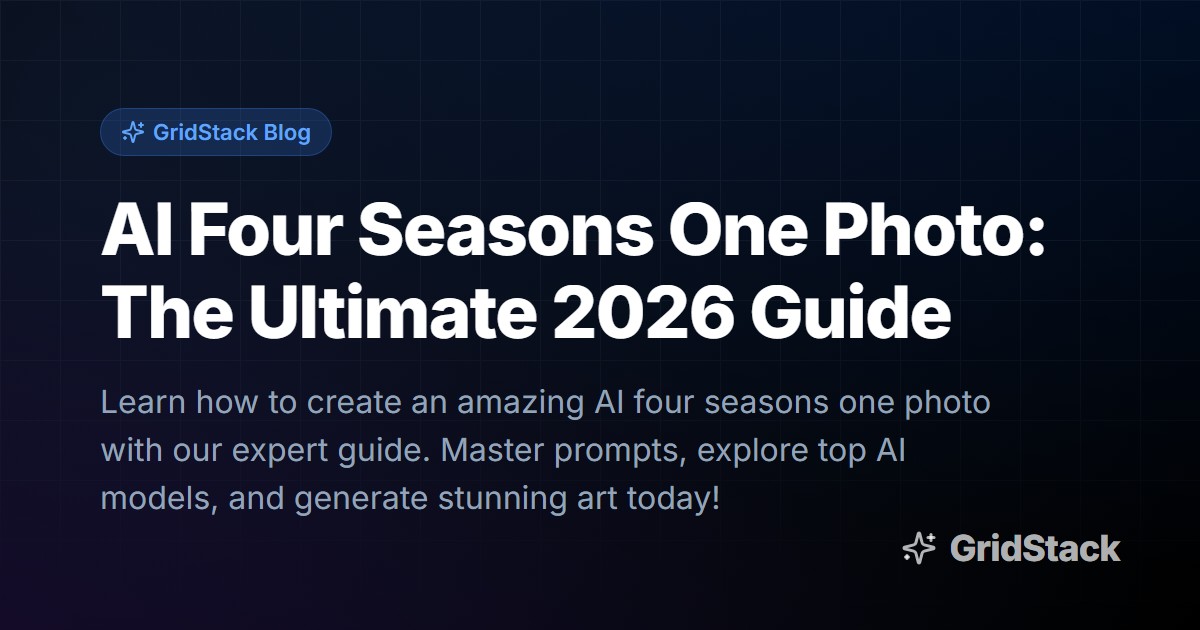 AI Four Seasons One Photo: The Ultimate 2026 Guide