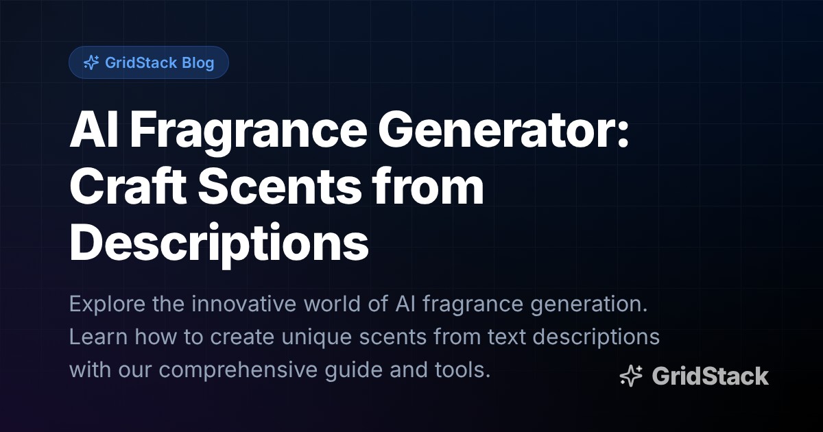 AI Fragrance Generator: Craft Scents from Descriptions