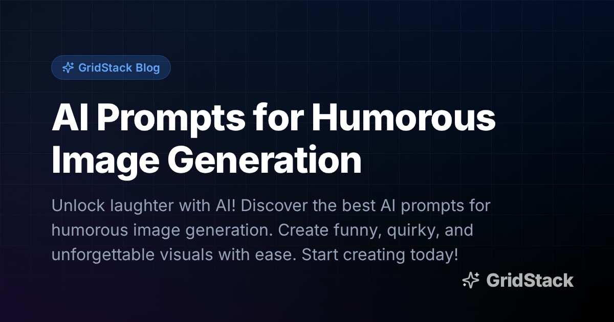 AI Prompts for Humorous Image Generation