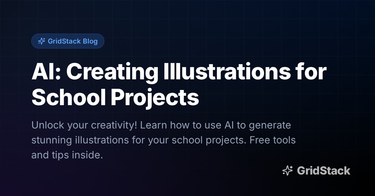 AI: Creating Illustrations for School Projects