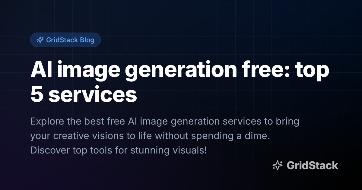 AI image generation free: top 5 services
