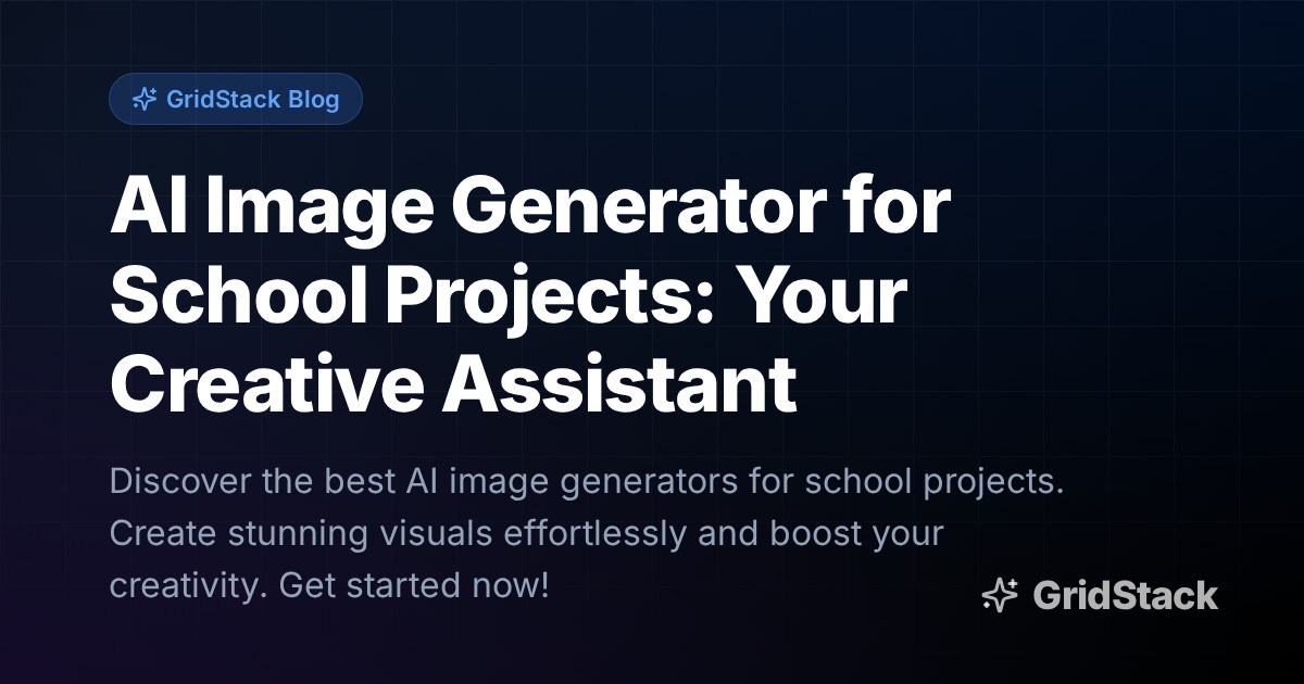 AI Image Generator for School Projects: Your Creative Assistant