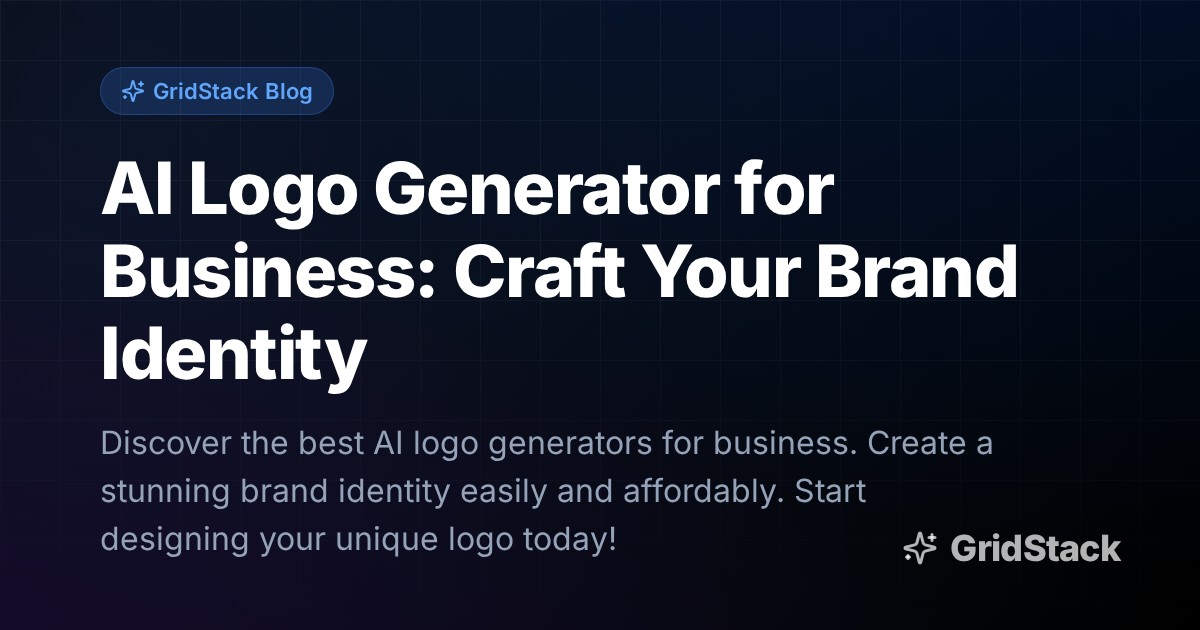 AI Logo Generator for Business: Craft Your Brand Identity