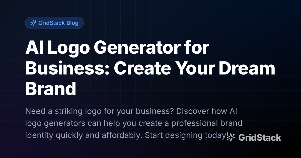 AI Logo Generator for Business: Create Your Dream Brand