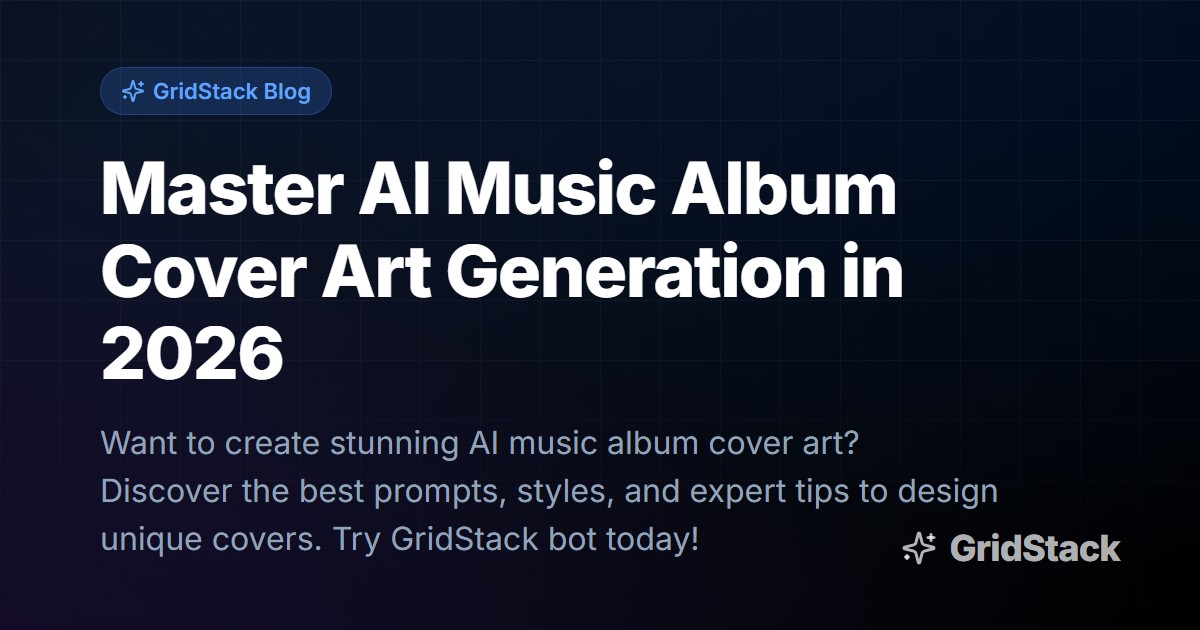 Master AI Music Album Cover Art Generation in 2026