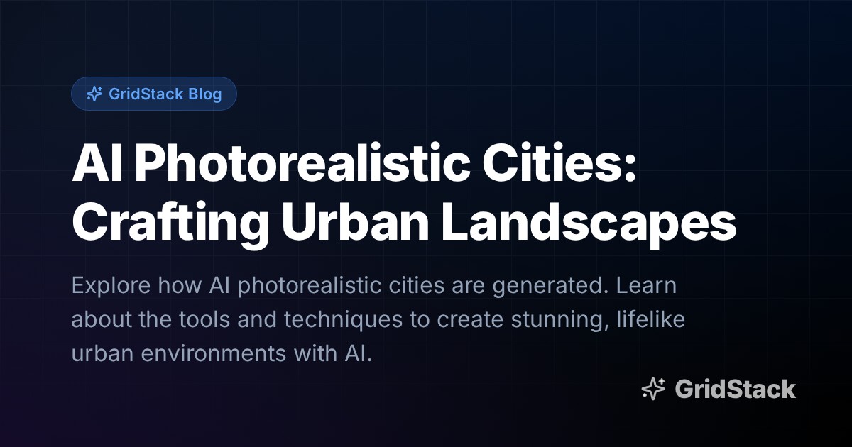 AI Photorealistic Cities: Crafting Urban Landscapes