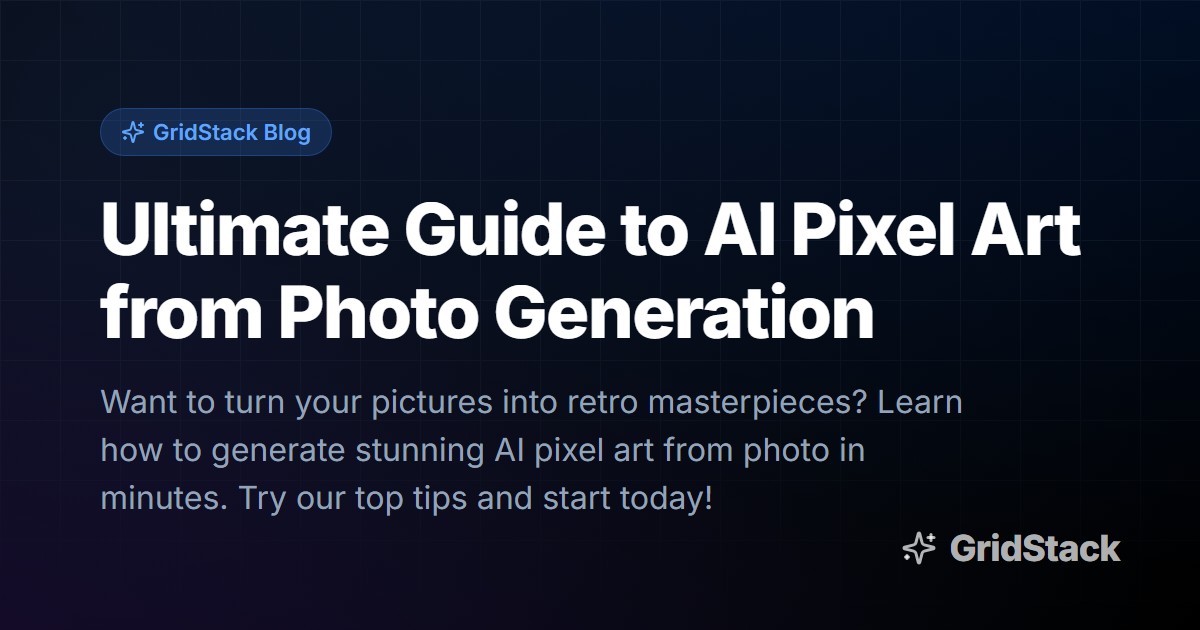 Ultimate Guide to AI Pixel Art from Photo Generation