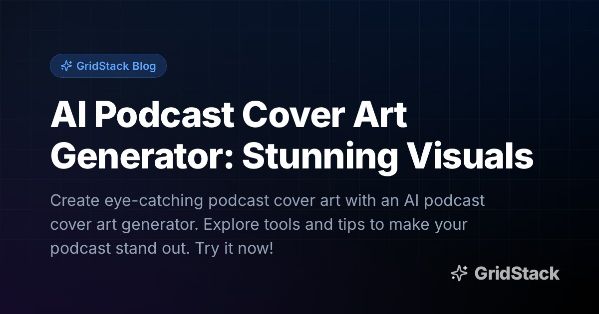 AI Podcast Cover Art Generator: Stunning Visuals