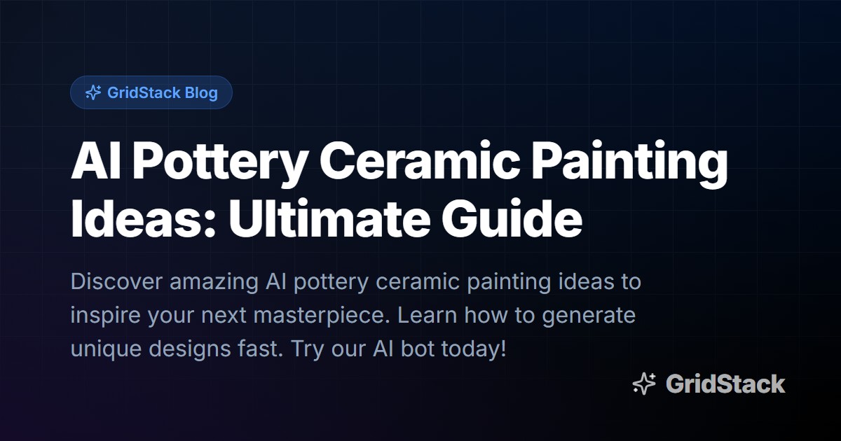 AI Pottery Ceramic Painting Ideas: Ultimate Guide
