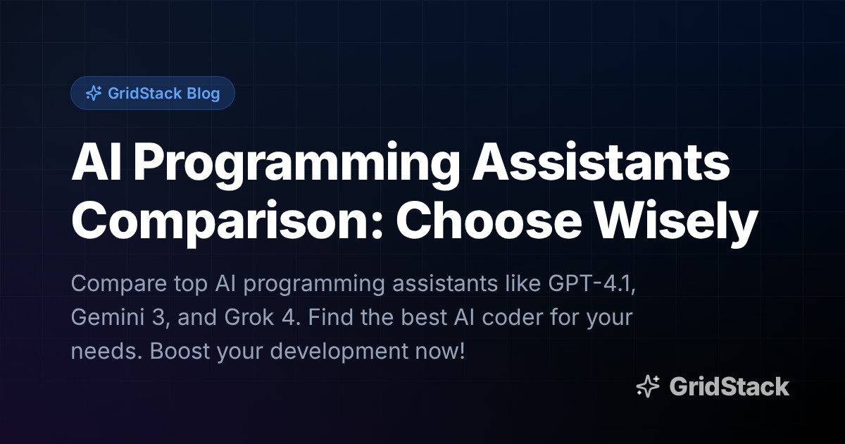 AI Programming Assistants Comparison: Choose Wisely