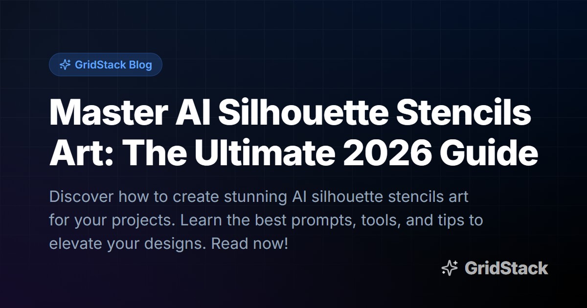 Master AI Silhouette Stencils Art: The Ultimate 2026 Guide