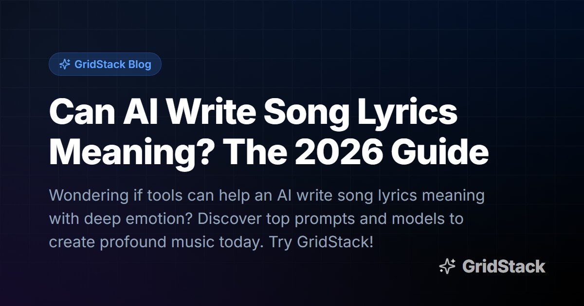 Can AI Write Song Lyrics Meaning? The 2026 Guide