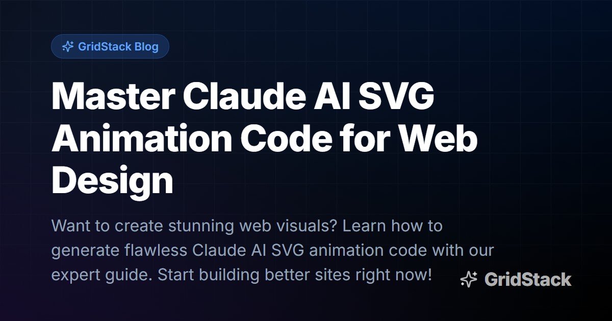 Master Claude AI SVG Animation Code for Web Design