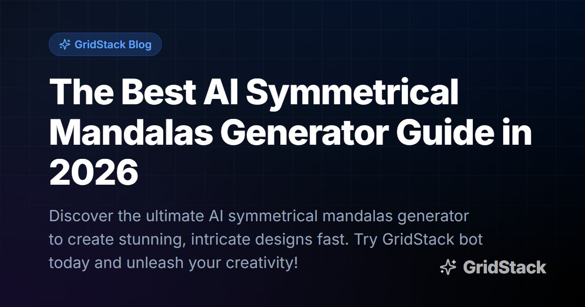The Best AI Symmetrical Mandalas Generator Guide in 2026