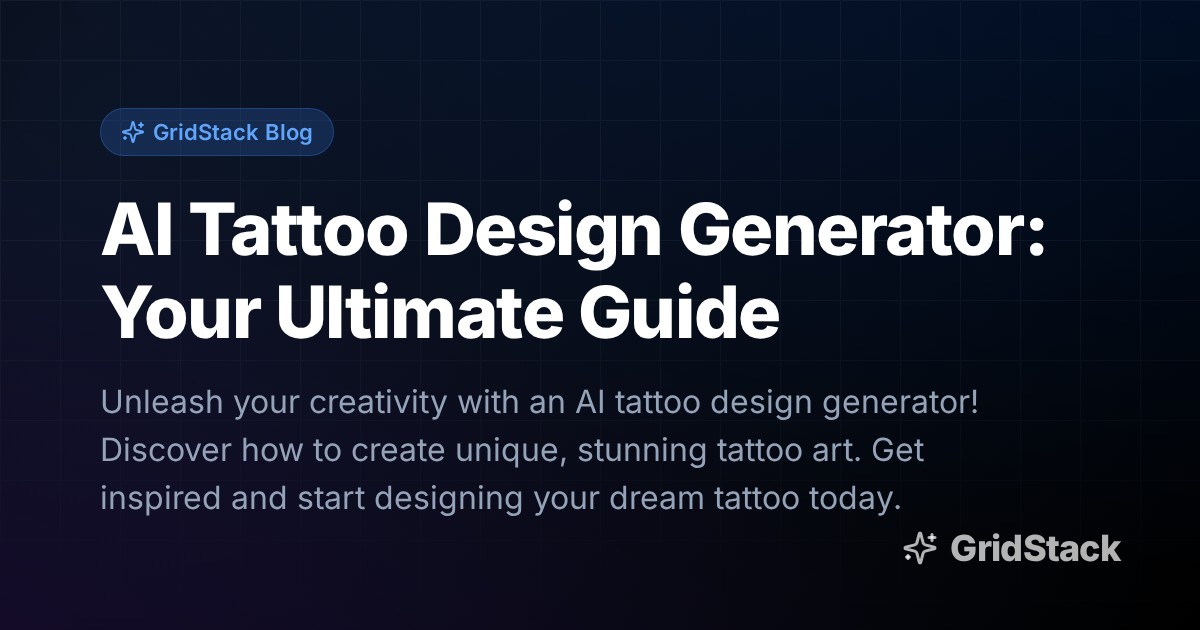 AI Tattoo Design Generator: Your Ultimate Guide