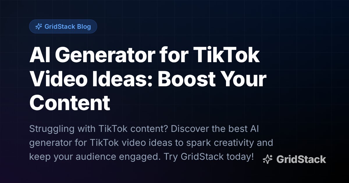 AI Generator for TikTok Video Ideas: Boost Your Content