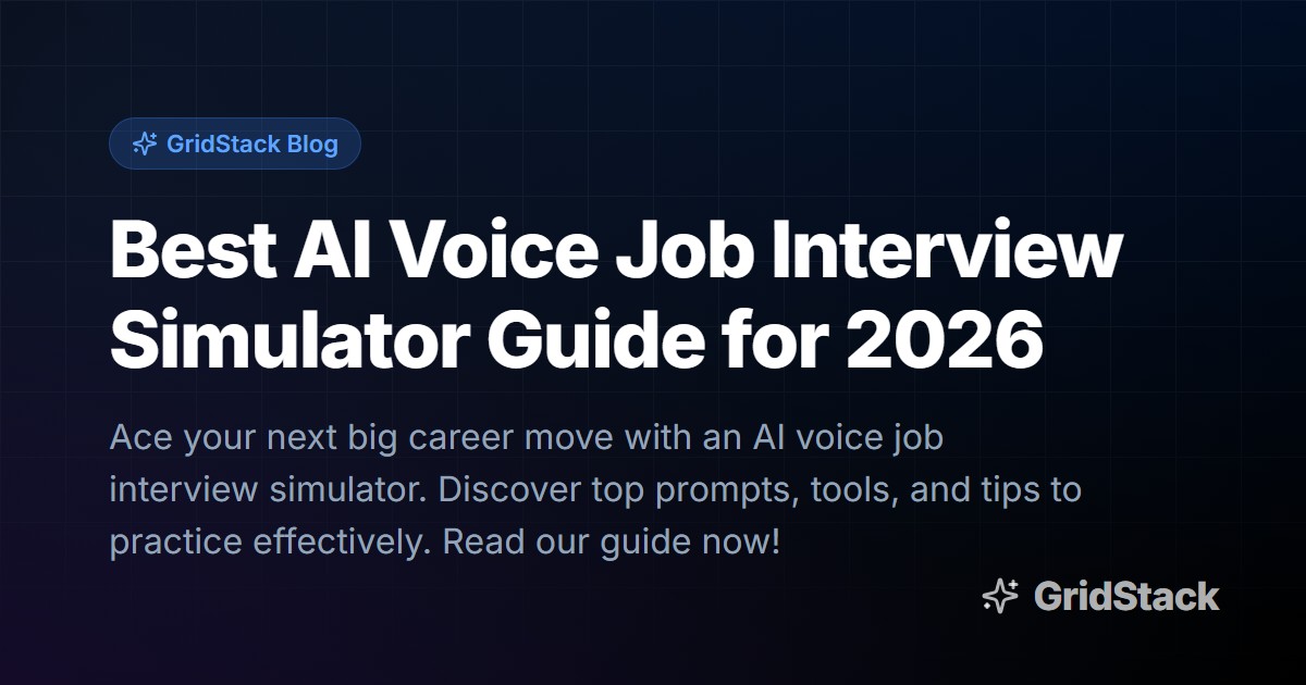 Best AI Voice Job Interview Simulator Guide for 2026