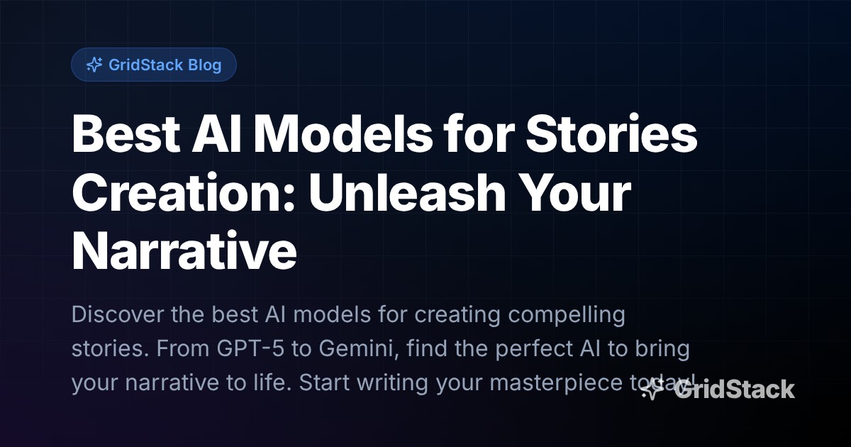 Best AI Models for Stories Creation: Unleash Your Narrative