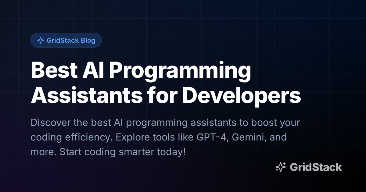 Best AI Programming Assistants for Developers