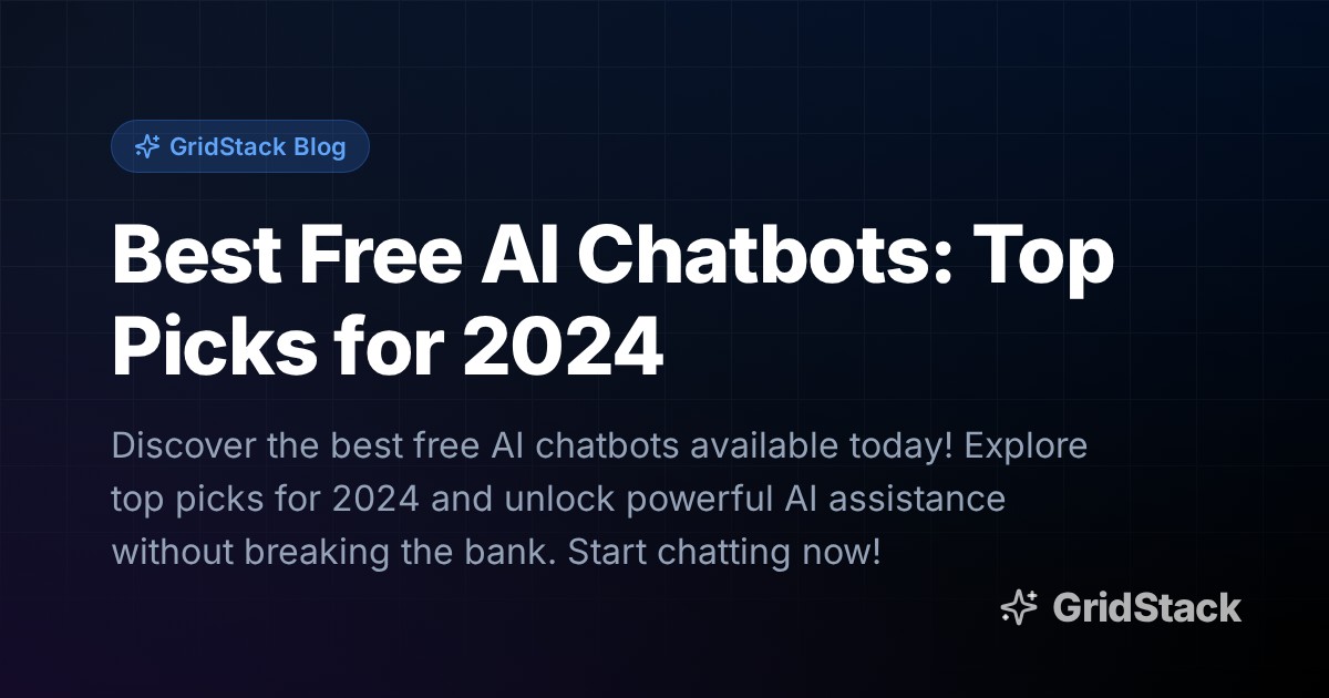 Best Free AI Chatbots: Top Picks for 2024