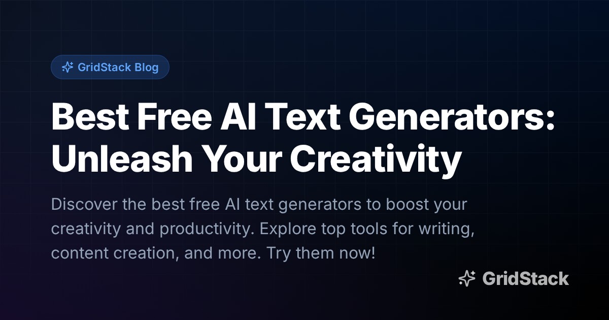 Best Free AI Text Generators: Unleash Your Creativity