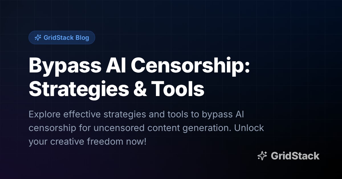 Bypass AI Censorship: Strategies & Tools