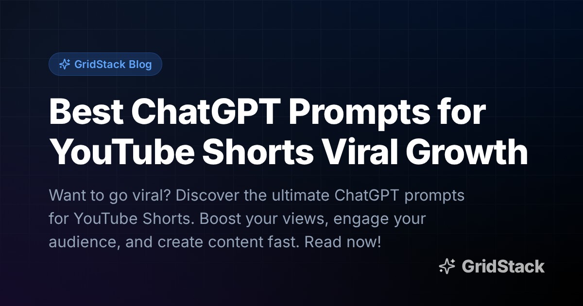 Best ChatGPT Prompts for YouTube Shorts Viral Growth