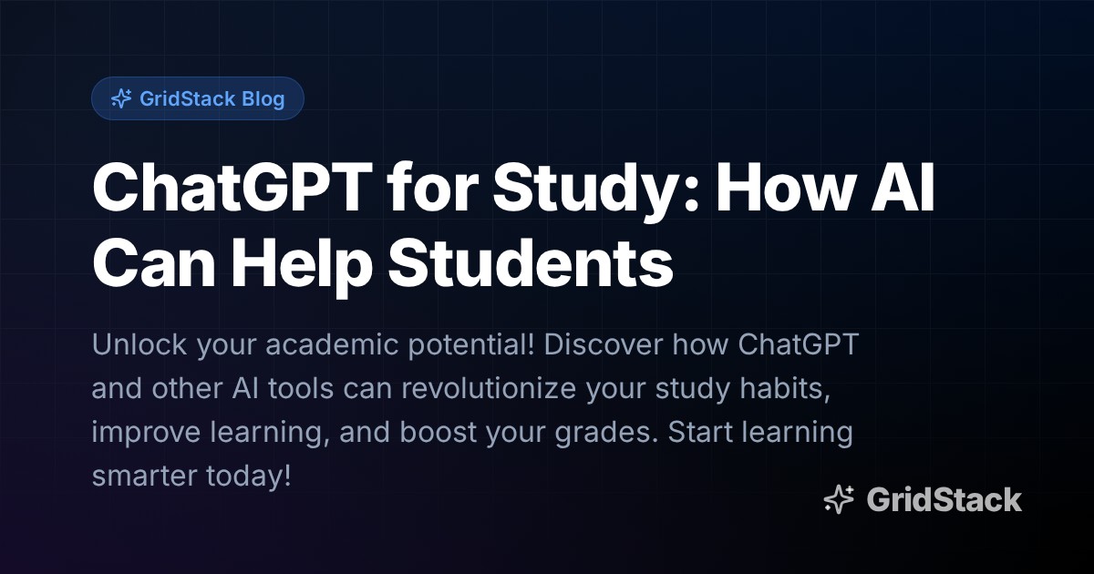 ChatGPT for Study: How AI Can Help Students