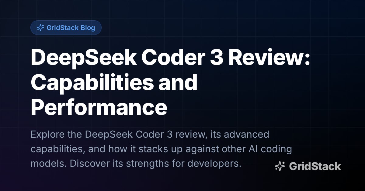 DeepSeek Coder 3 Review: Capabilities and Performance