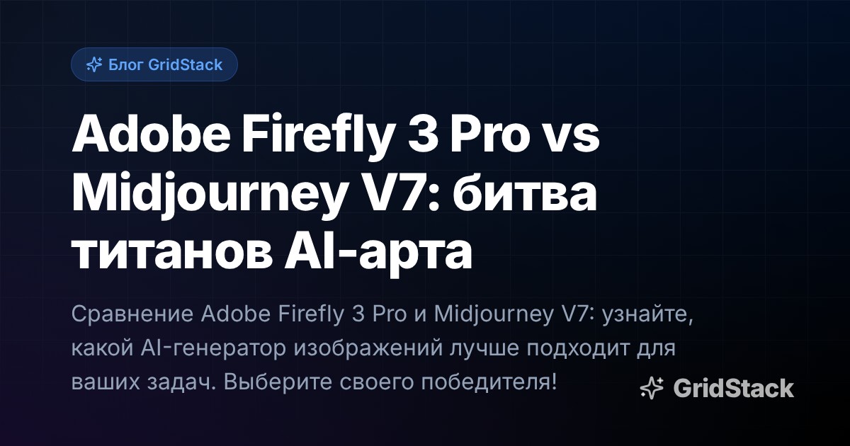 Adobe Firefly 3 Pro vs Midjourney V7: битва титанов AI-арта