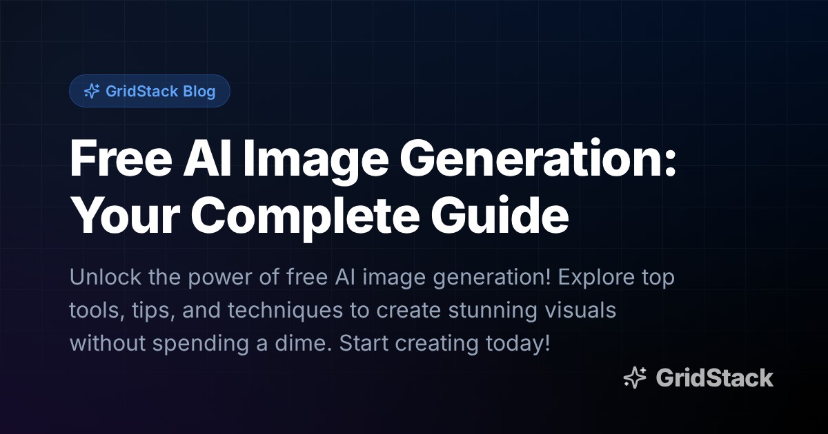Free AI Image Generation: Your Complete Guide