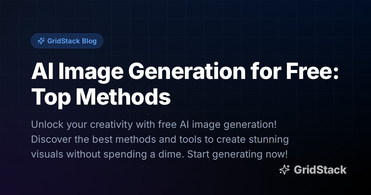 AI Image Generation for Free: Top Methods