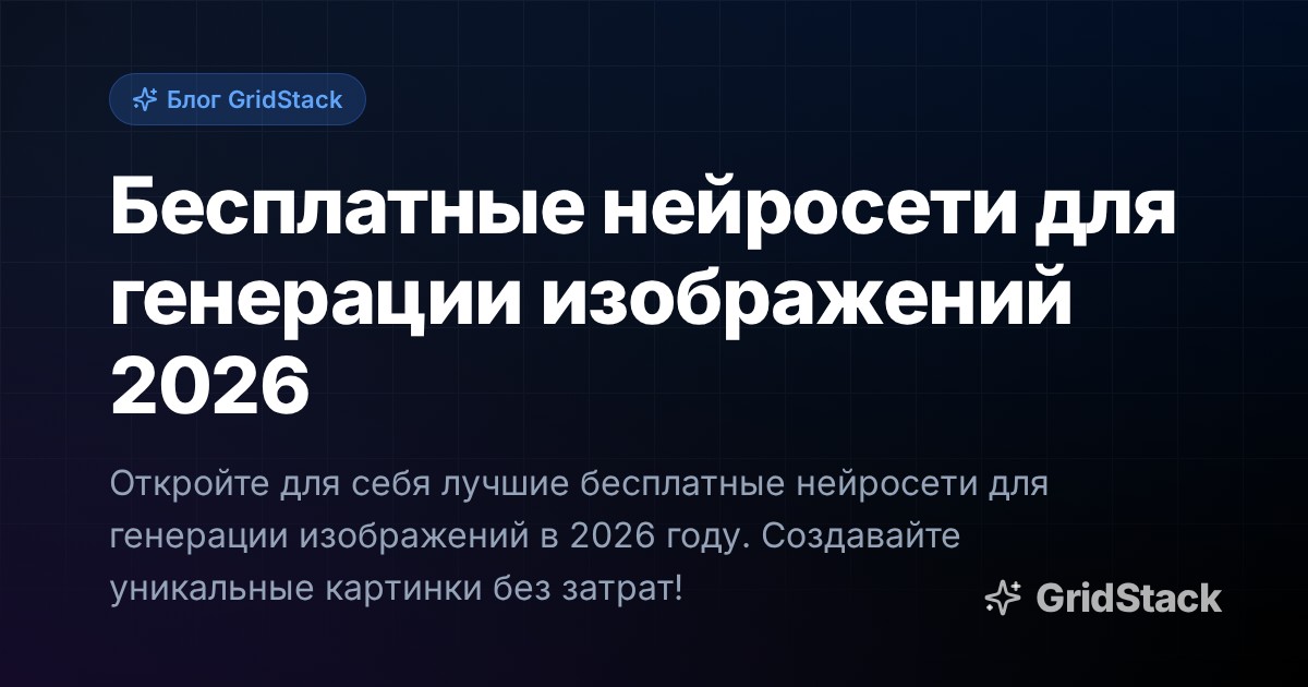 Бесплатные нейросети для генерации изображений 2026