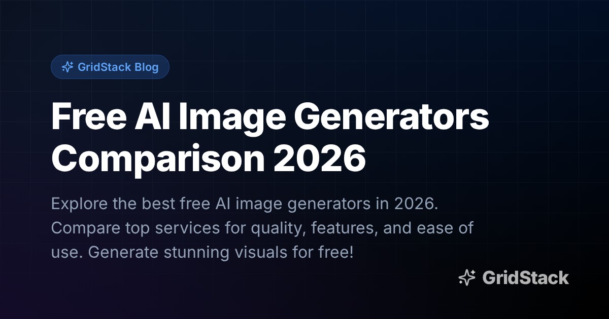 Free AI Image Generators Comparison 2026