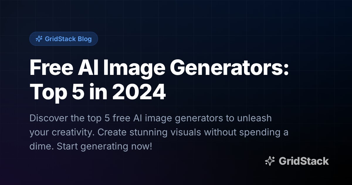 Free AI Image Generators: Top 5 in 2024